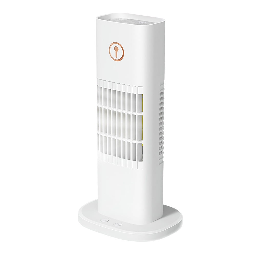 Vasacho Small Air Conditioner Mini AC Portable Air Conditioner with 3 Speeds. Personal Air Cooler Cooling Fan for Small Room Home Office Camping. White