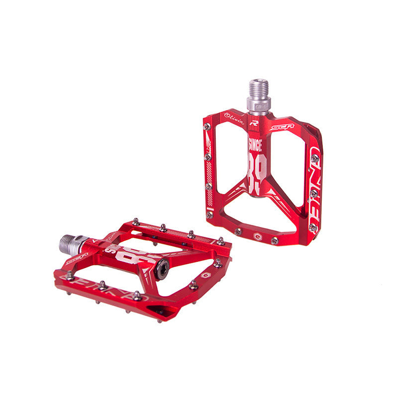 Bicycle Pedals, Mountain Bike Pedals, Large And Comfortable Aluminum Alloy Pedals, UD Bearing - Blue Force Sports