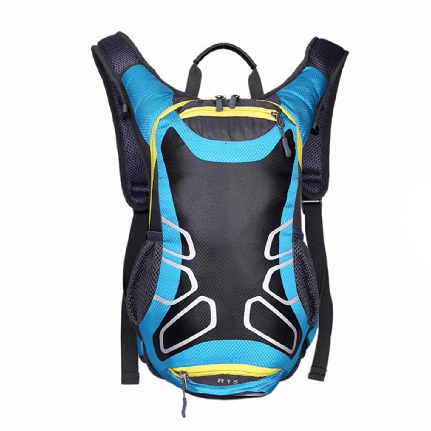 Mountain Bike Waterproof Bag, Hydration Backpack, Lightweight, Breathable, 15L(Blue)