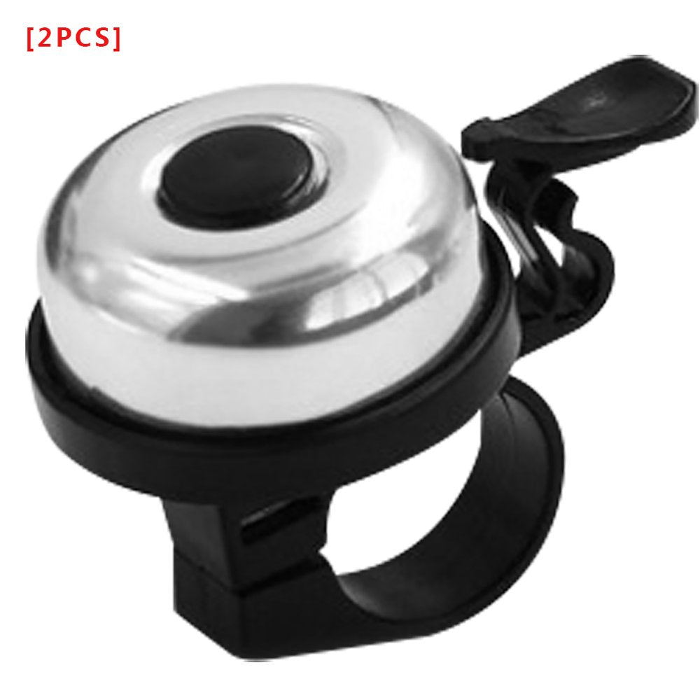 6Pcs Bike Bell Handlebar Loud Sound Siren Mountain Road Cycling Aluminum Alloy Alarm Ring Bicycle Accessory, Red