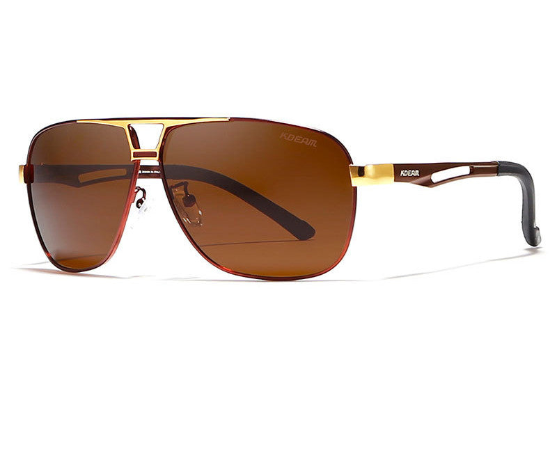 Metal Aluminum Polarized Sunglasses European And American Men's Driving And Driving Sunglasses - Blue Force Sports