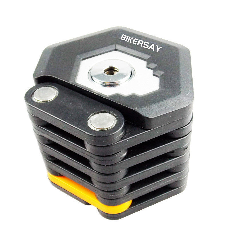 Bicycle Lock Anti-theft Battery Car Folding Lock - Blue Force Sports