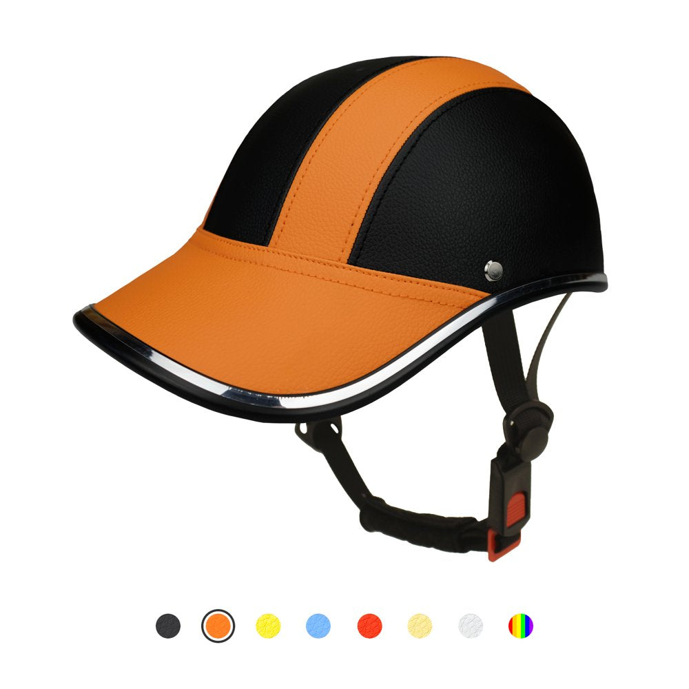 FROFILE Bike Helmet for Adults Men Women Youth - (Golden, Medium) Safety Urban Style Baseball Cap Mountain Road MTB Ebikes Bicycle Helmet