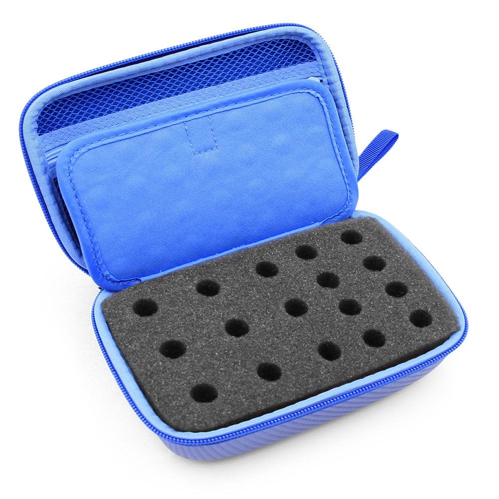 CASEMATIX Cricut Tool Organizer Fits up to 17 Cricut Blades, Tool Box Organizer for Cricut Joy and More Fits Cricut Blade Debossing Tip and Others Includes Tool Bag Organizer Only, Blue