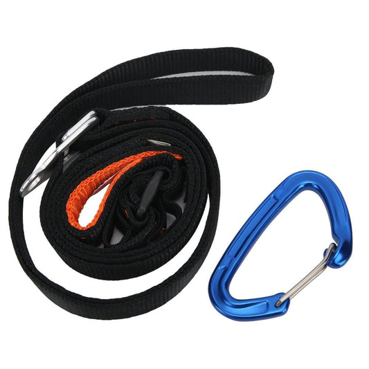 Climbing Foot Loop, Climbing Ascender Sling Foot Loop Thicken Polyester Webbing for Mountaineering Rock Climbing and Aerial Work