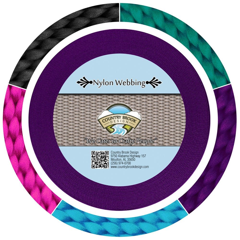 Country Brook Design® 1/2 Inch Seafoam Heavy Duty Nylon Webbing, 10 Yards