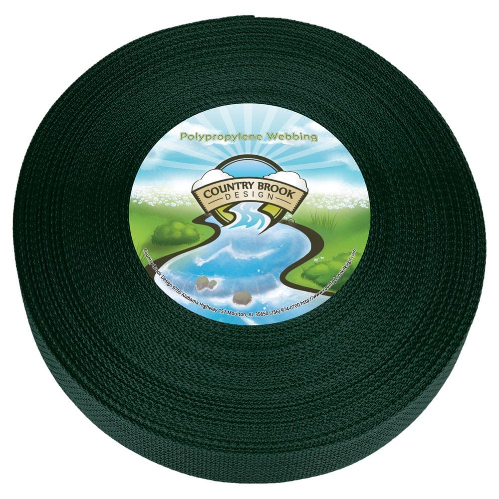 Country Brook Design® 1 Inch Pastel Pink Polypro Webbing, 10 Yards