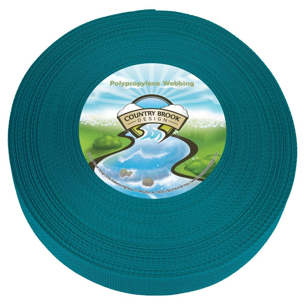 Country Brook Design® 1 Inch Pastel Pink Polypro Webbing, 10 Yards