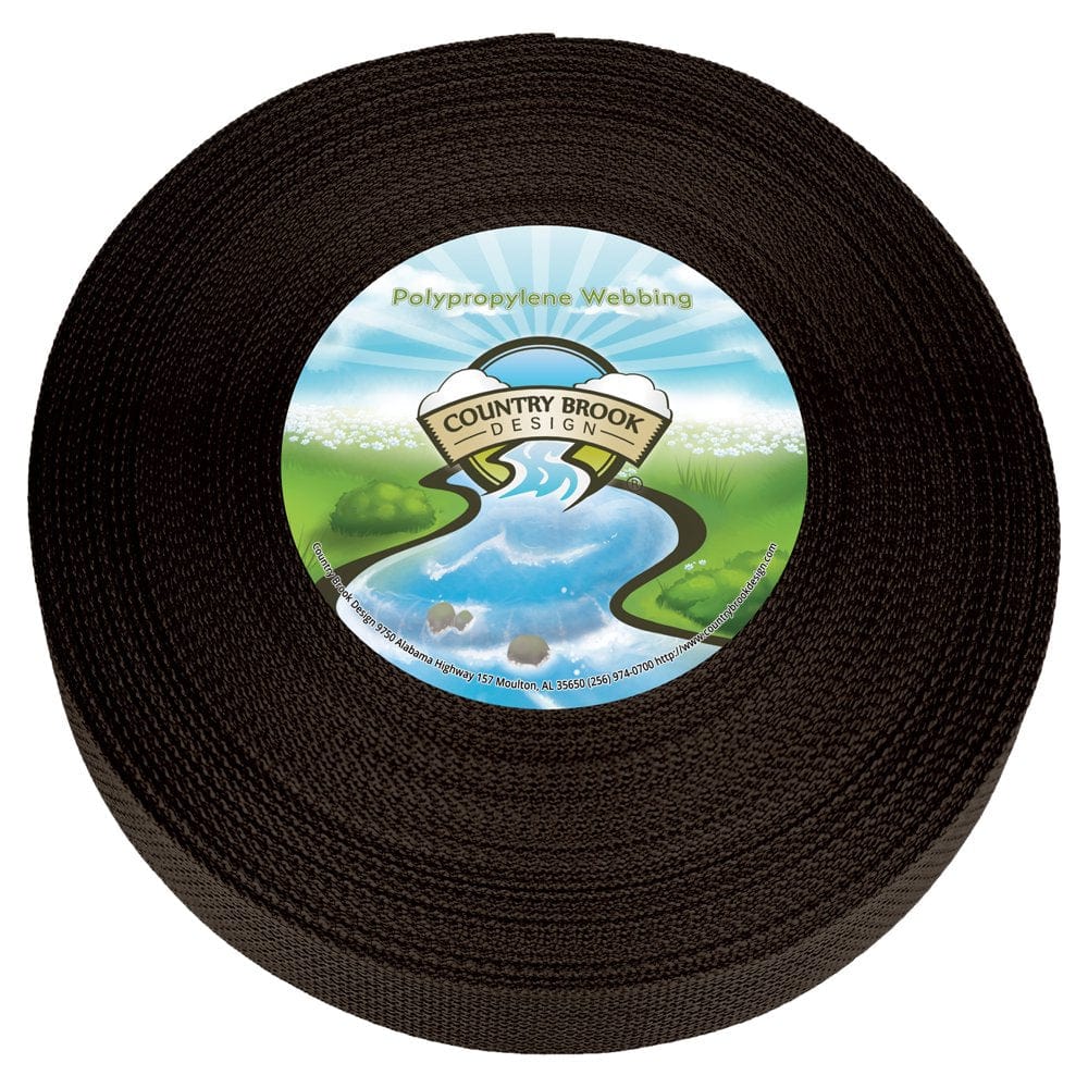 Country Brook Design® 1 Inch Pastel Pink Polypro Webbing, 10 Yards