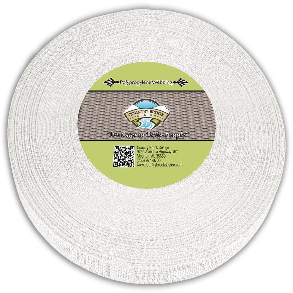 Country Brook Design® 3/4 Inch Royal Blue Polypro Webbing, 100 Yards