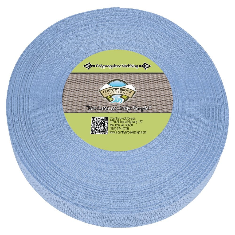 Country Brook Design® 3/4 Inch Royal Blue Polypro Webbing, 100 Yards