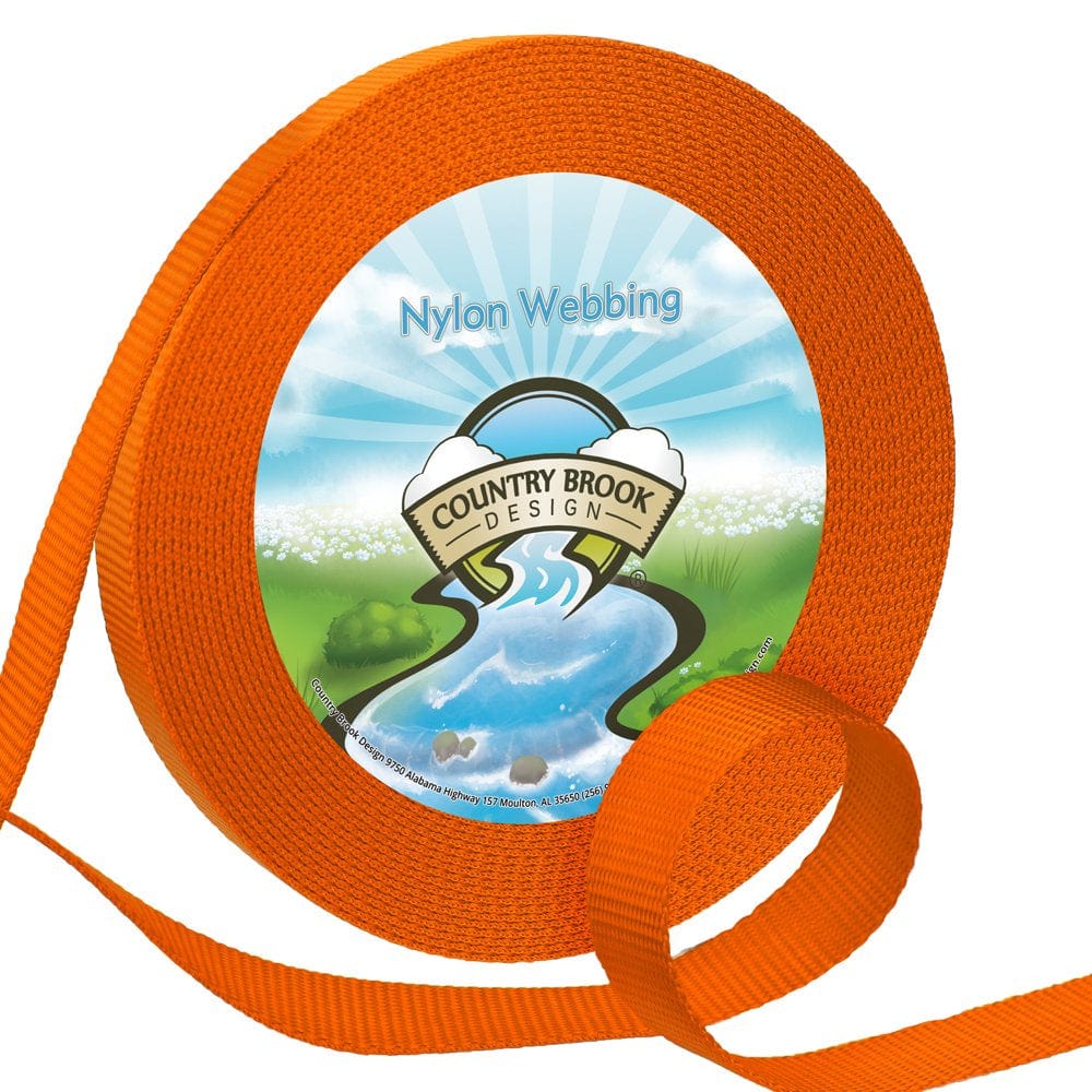 Country Brook Design&Reg; 1 Inch Ice Blue Heavy Nylon Webbing