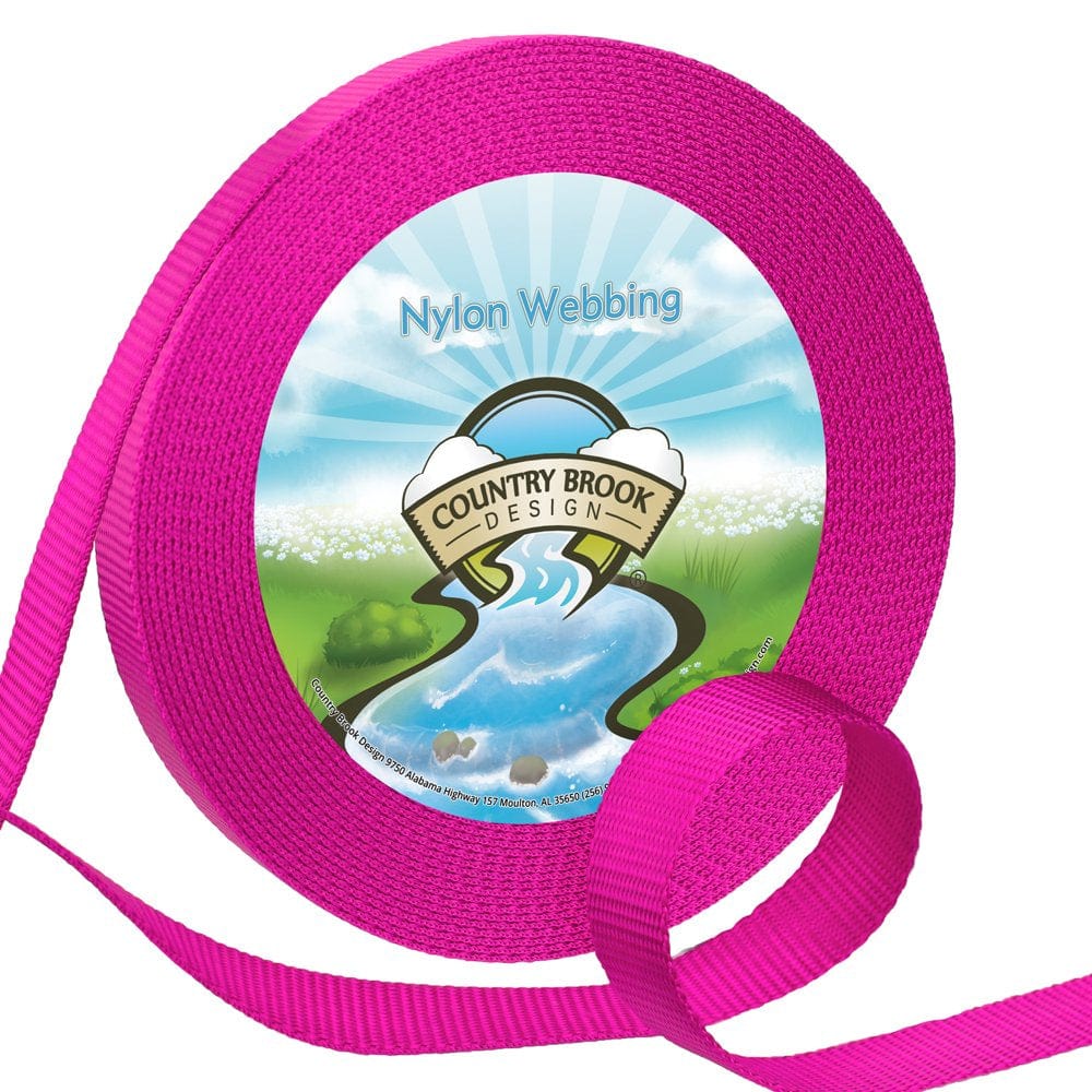 Country Brook Design&Reg; 1 Inch Ice Blue Heavy Nylon Webbing