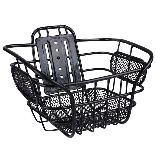 1PC Iron Basket Front Handlebar Hanging Basket Bike Storage Basket Bike Accessories