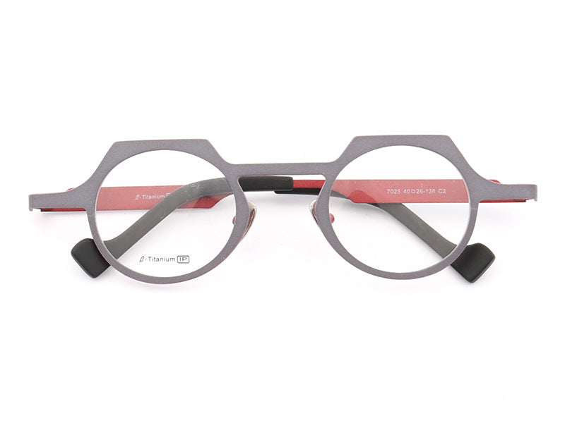 Polygonal Weird Ultra-light Anti-blue Light Myopia Glasses For Men And Women - Blue Force Sports