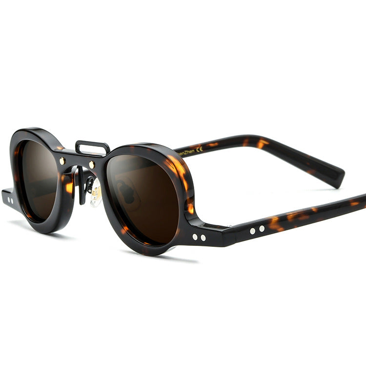 Funny Personalized Plate Sunglasses Butterfly Polarized Light - Blue Force Sports