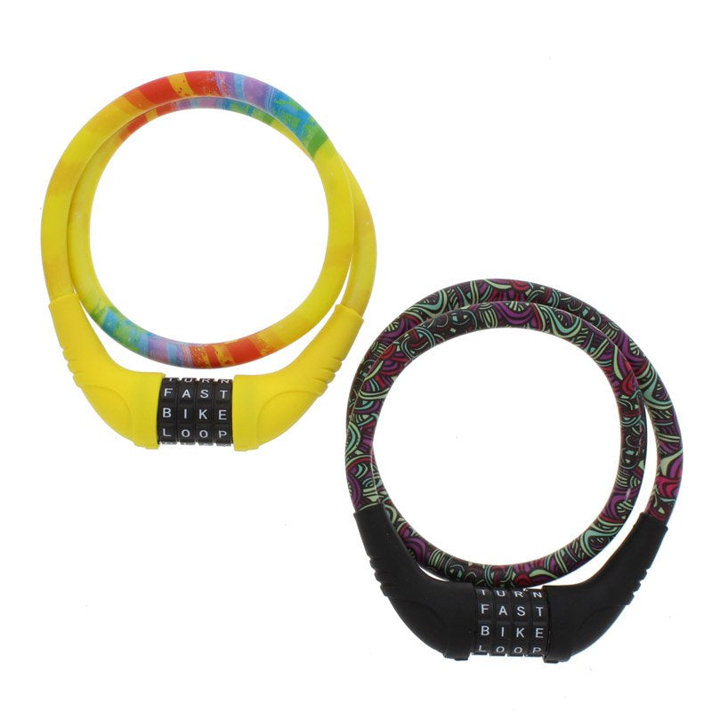 Wordlock 72" L Metal Combination Dial Cable Lock