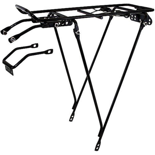 Ventura Economical Bolt-On Bicycle Carrier Rack, Adjustable Fit for 26"/28"/700C, Steel