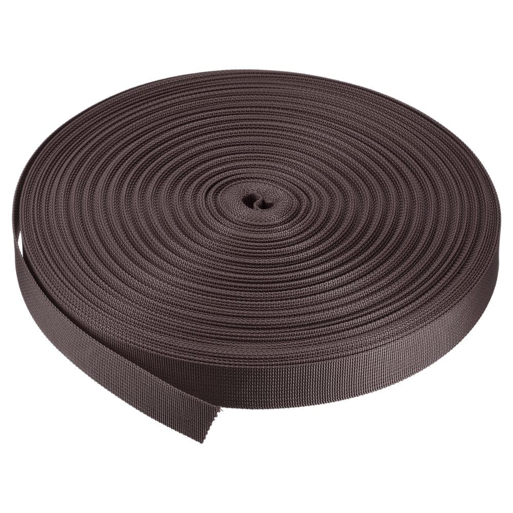 Flat Nylon Webbing Strap 1 Inch 50 Yards Bluish Green for Backpack, Luggage-Rack