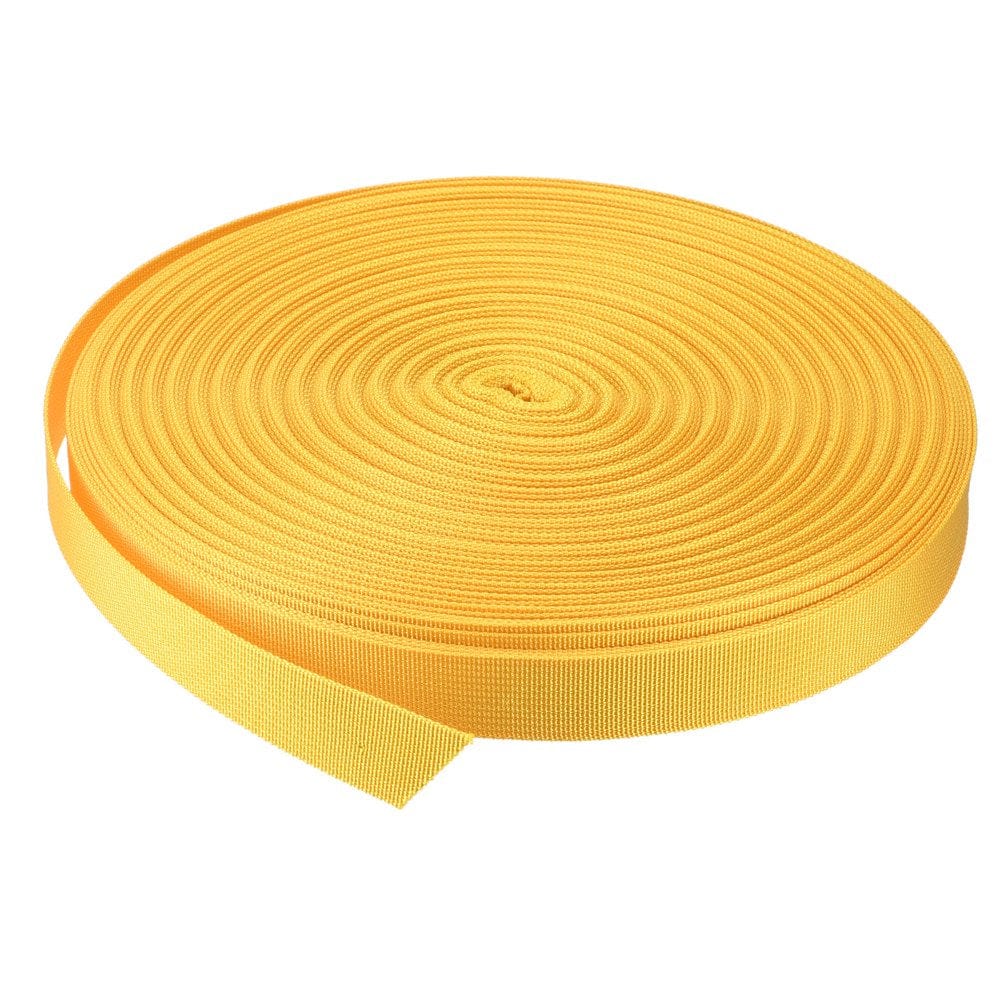 Flat Nylon Webbing Strap 1 Inch 50 Yards Bluish Green for Backpack, Luggage-Rack