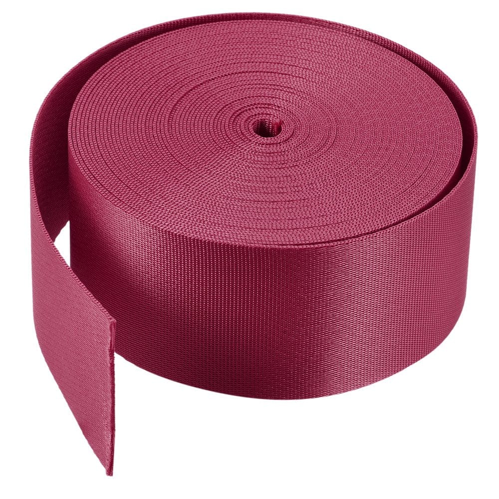 Flat Nylon Webbing Strap 2 Inch 10 Yards Bright Orange for Backpack