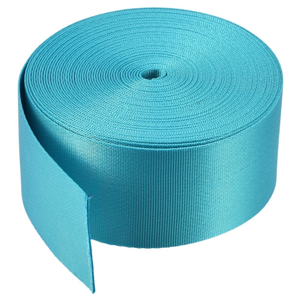 Flat Nylon Webbing Strap 2 Inch 10 Yards Bright Orange for Backpack