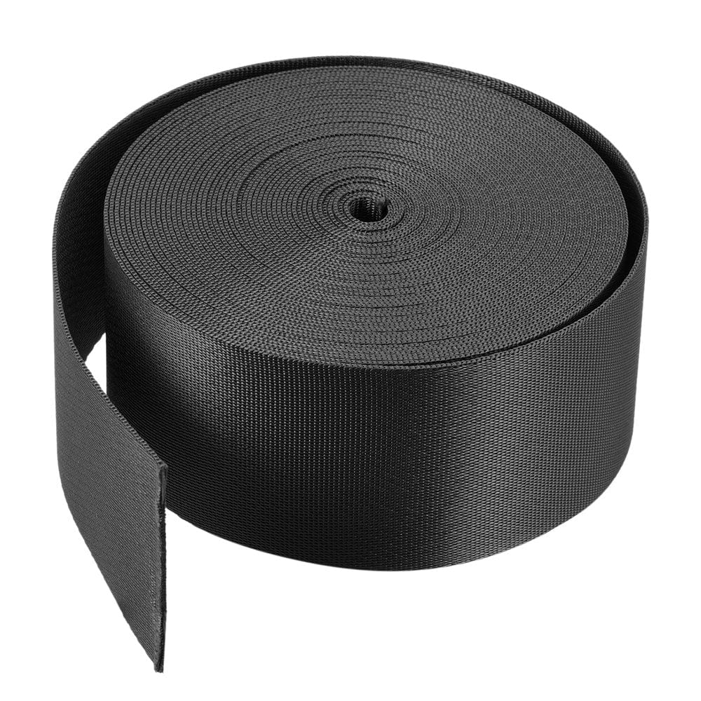 Flat Nylon Webbing Strap 2 Inch 10 Yards Bright Orange for Backpack