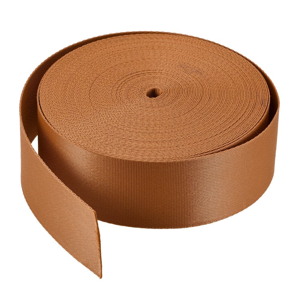 Flat Nylon Webbing Strap 2 Inch 20 Yards Blue for Backpack, Luggage-Rack