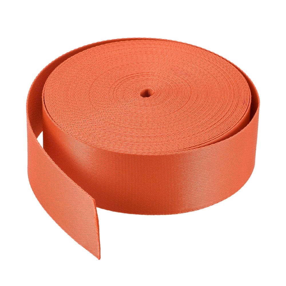 Flat Nylon Webbing Strap 2 Inch 20 Yards Blue for Backpack, Luggage-Rack