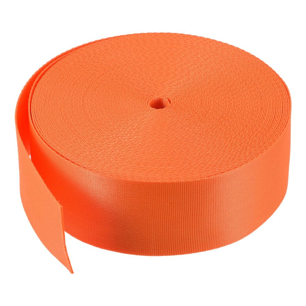 Flat Nylon Webbing Strap 2 Inch 20 Yards Blue for Backpack, Luggage-Rack