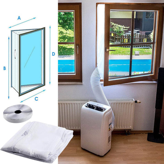 garden netting universal window seal abs adjustable window portable air conditioner