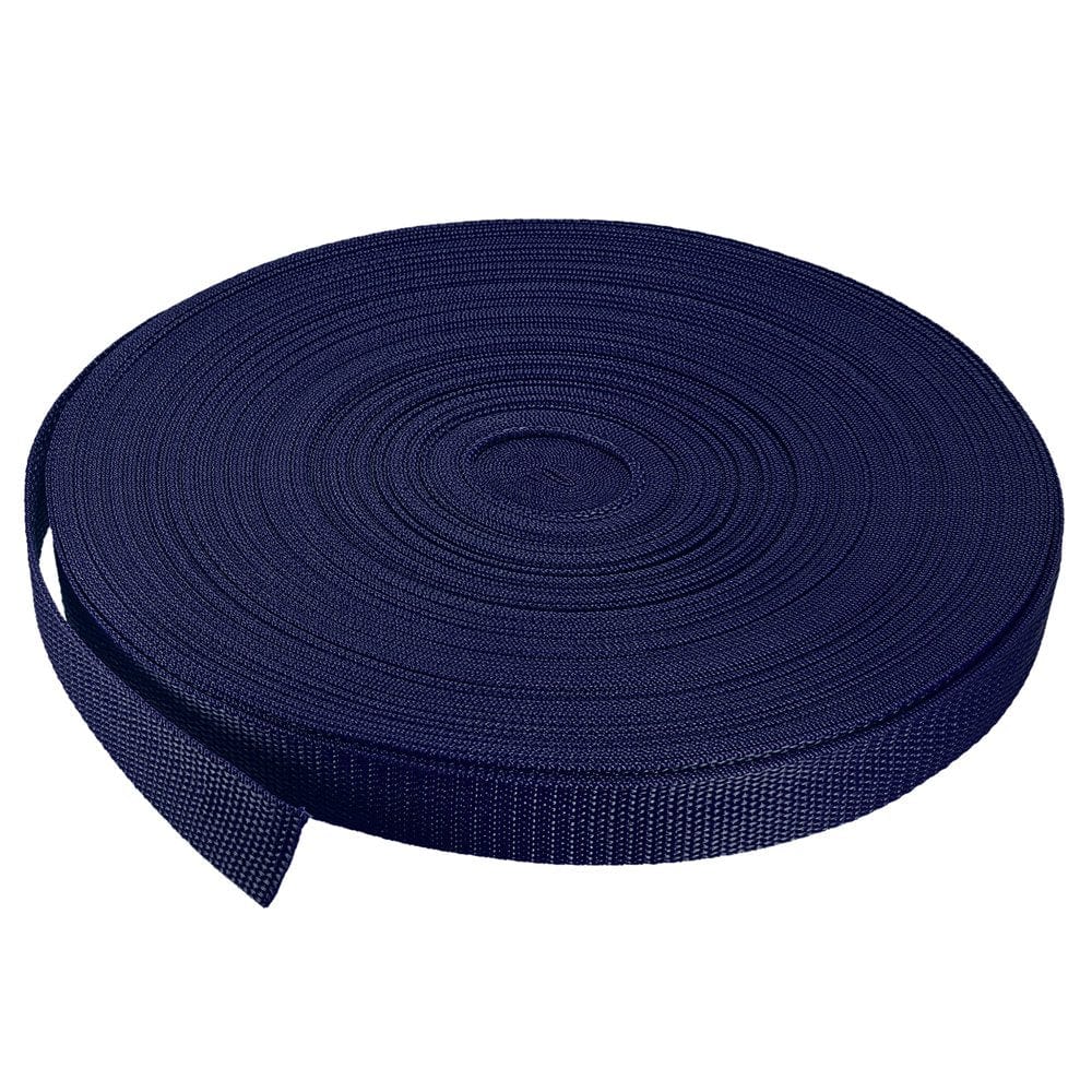 Heavyweight Polypropylene Webbing Strap 1" 50 Yards Beige Strapping Band for Outdoor