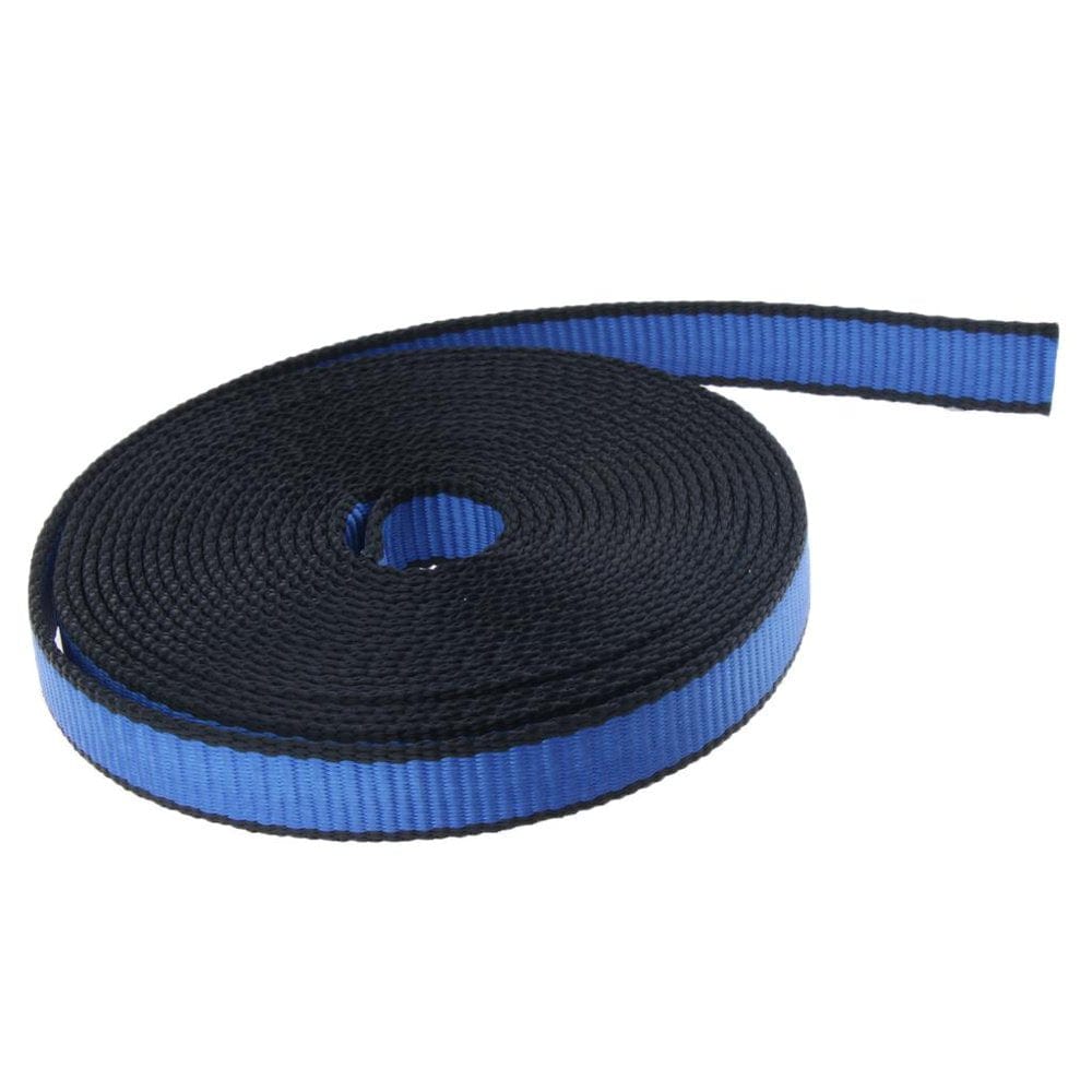 High Strength Nylon Webbing Protective Strap for Rock Climbing, Mountaineering, Roofing, Tree Arborist, Descending, Hiking, Downhill Blue