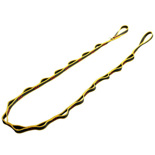 Loop Daisy Nylon Webbing for Rock Climbing Lanyard Strap, Size and Color Optional - Yellow, 180Cm