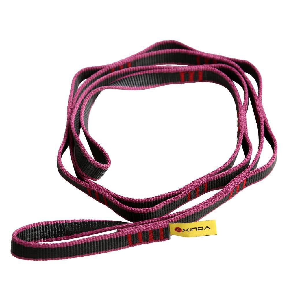 Outdoor Rock Climbing Abseil Yoga Sewn Loop Webbing Equip