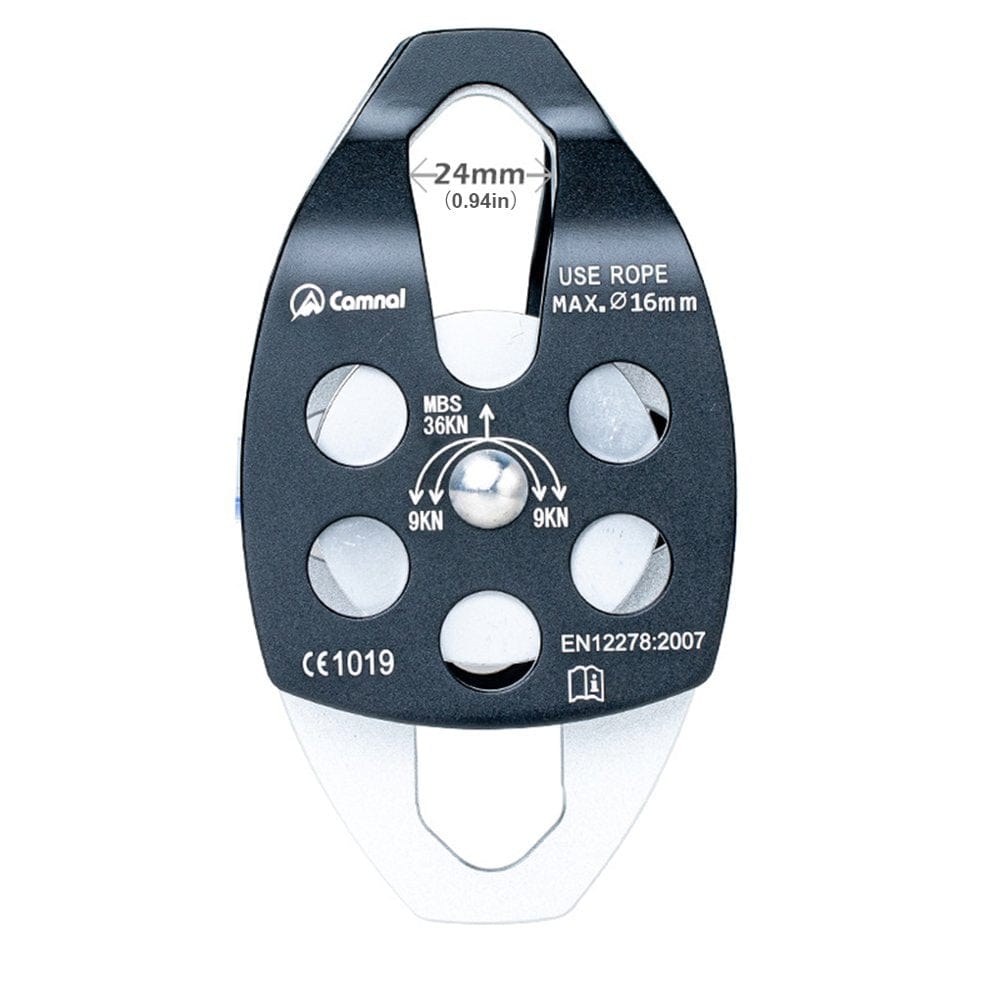 Portable Rope Pulley Smooth Rigging Climbing Accessory Locking Accessories Protective Quickdraw Rescue Remedy