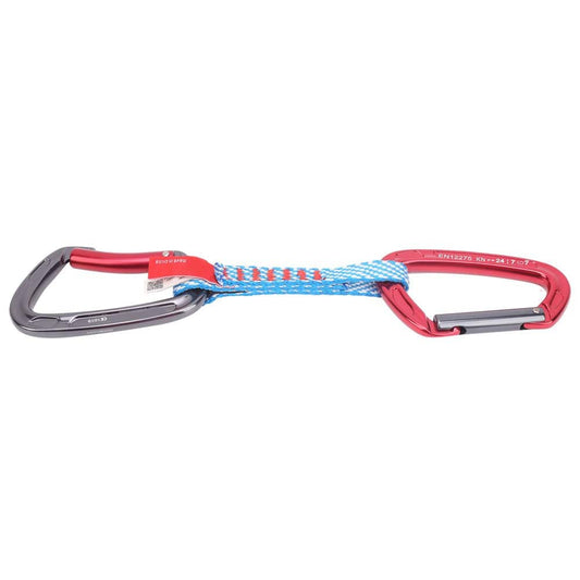 Quickdraw Set, Light Weight Straight Bent Gate Carabiner for Rock Climbing