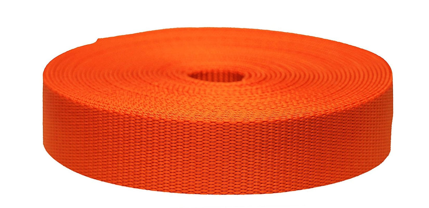 Strapworks 1.5 Inch X 50 Yard Flat Nylon Webbing Strap, Pacific Blue