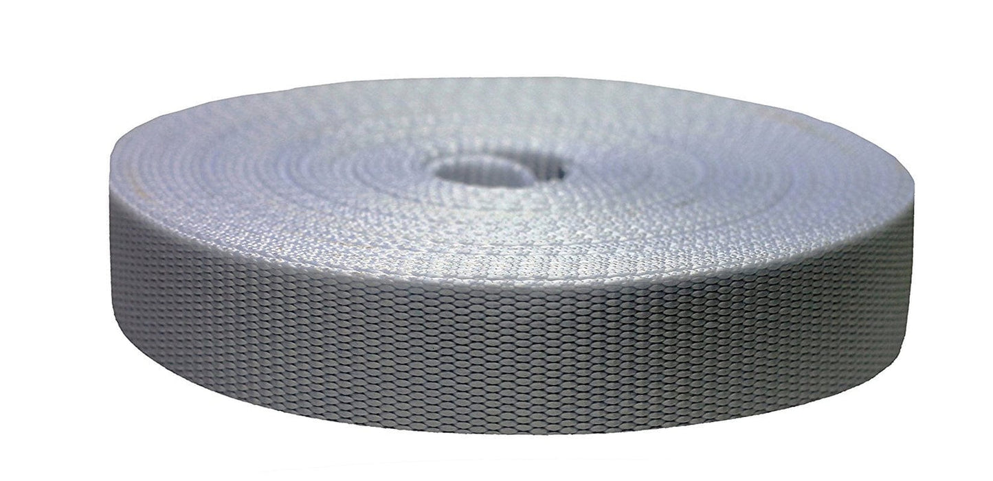 Strapworks 1 Inch X 10 Yard Flat Nylon Webbing Strap, Dark Red