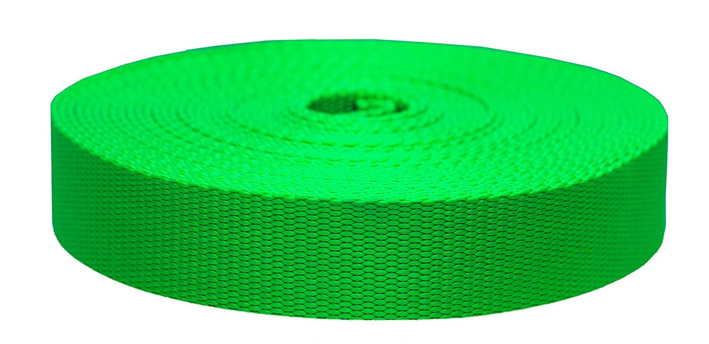 Strapworks 1 Inch X 10 Yard Flat Nylon Webbing Strap, Dark Red