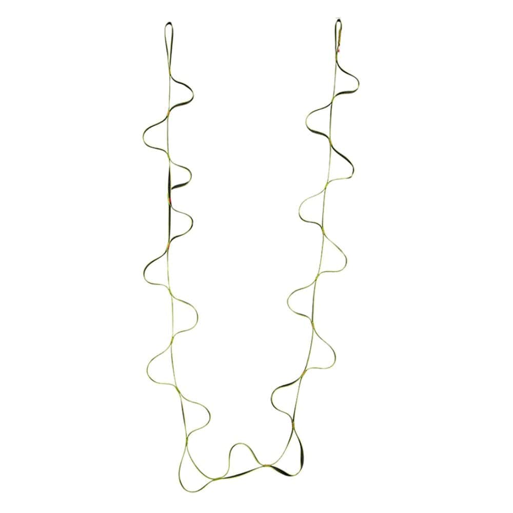 Webbing Rope Ladder Climbing Toy Sport Rope Fitness Toys Equipment Indoor and Outdoor Arborist Downhill Caving Safety Equipment - Yellow 5M, as Described