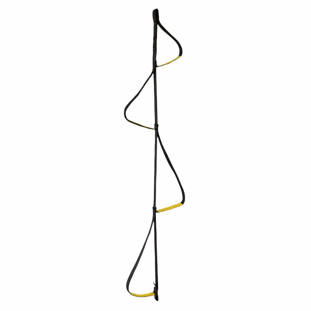 Webbing Strap Ladder, Climbing Rope Ladder Gear Equipment Ascending Climbing Rope Aider Foot Ascender Loop for Swim Backpacking Sports